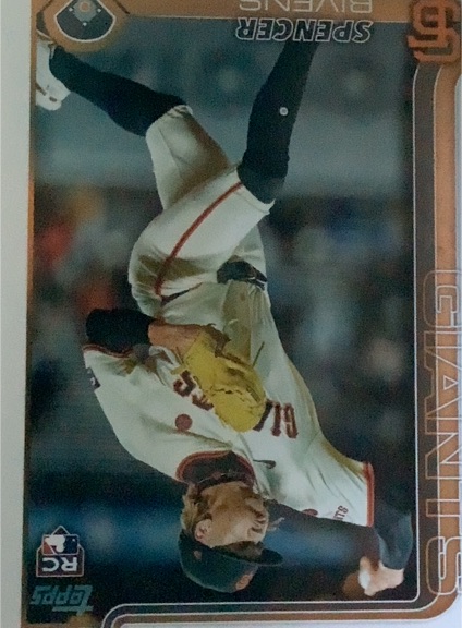 2025 Topps #615 Spencer Bivens — front