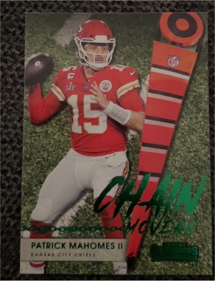 2021 Panini Contenders Chain Movers #CM-PMA Patrick Mahomes II — front