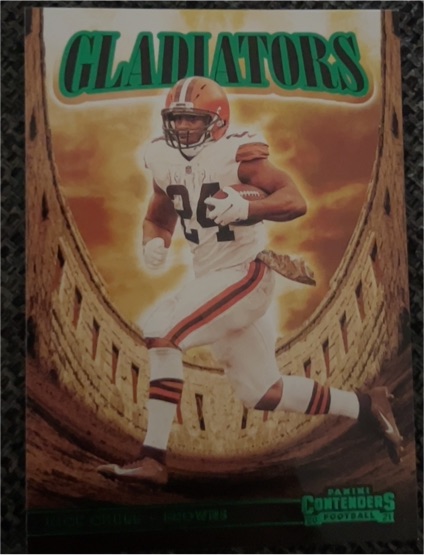 2021 Panini Contenders Gladiators #GLD-NCH Nick Chubb — front