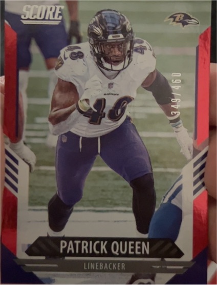 2021 Score #90 Patrick Queen — front