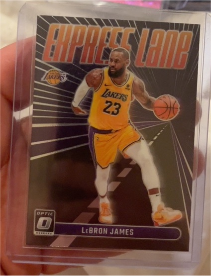 2023-24 Panini Donruss Optic #9 LeBron James Express Lane — front