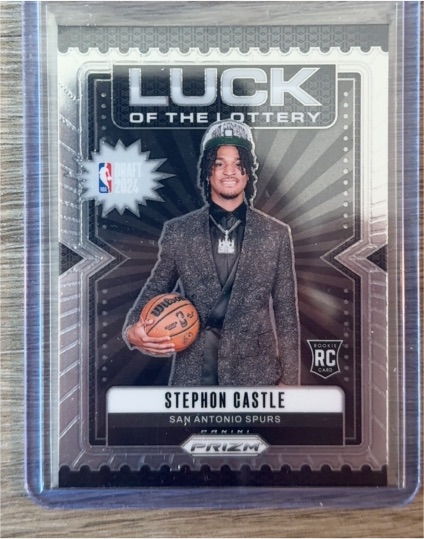 2024-25 Panini Prizm #12 Stephon Castle — front