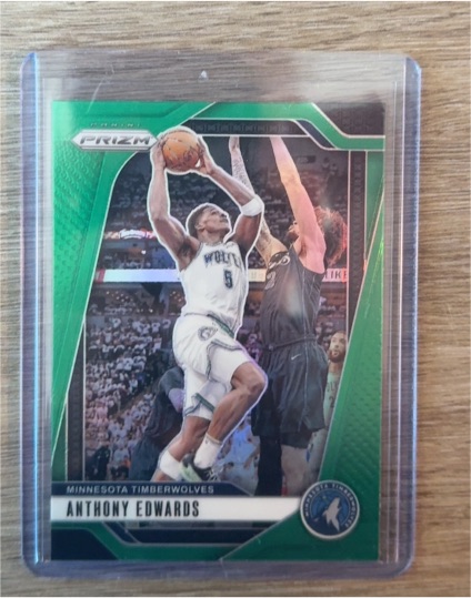 2024-25 Panini Prizm #100 Anthony Edwards — front