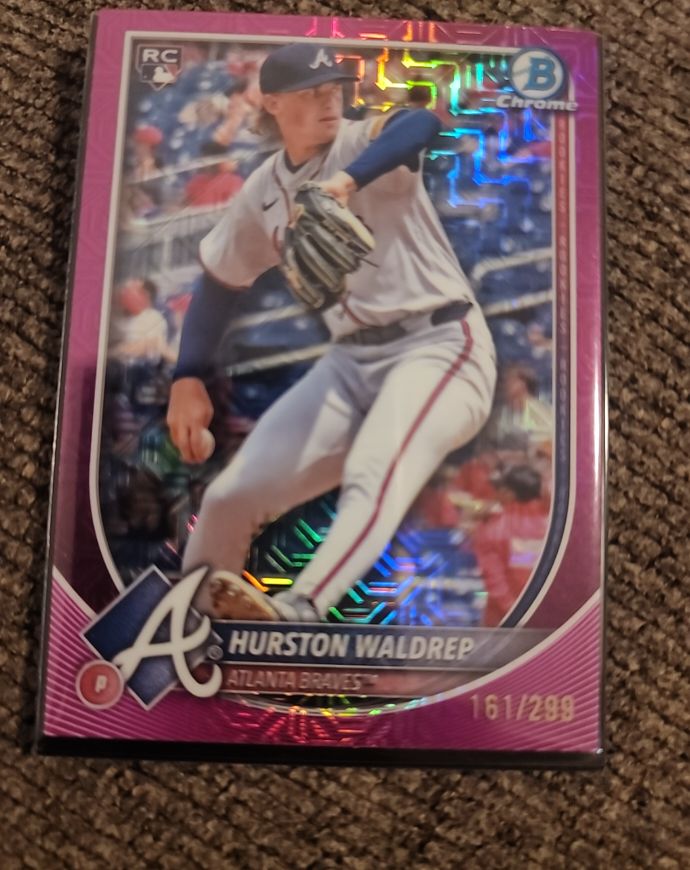 2025 Bowman Chrome #61 Hurston Waldrep — front