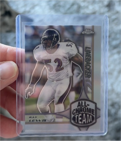 2024 Topps Chrome #ACT-17 Ray Lewis All-Chrome Team — front