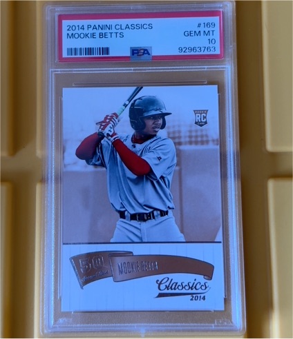2014 Panini Classics #169 Mookie Betts — front