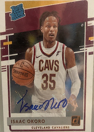 2020-21 Donruss Rated Rookie #203 Isaac Okoro — front