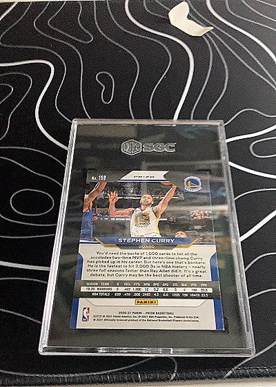 2020-21 Panini Prizm #169 Stephen Curry — back