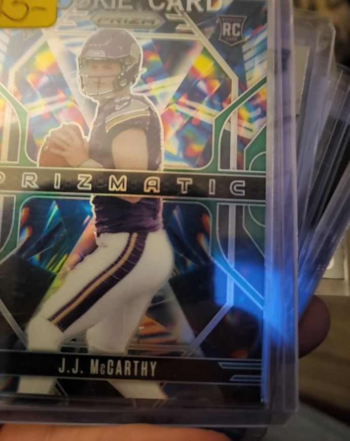 2024 Panini Prizm Prizmatic #8 J.J. McCarthy — front