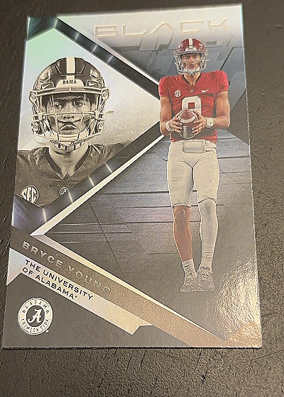 2023 Panini Chronicles Draft Picks Black #1 Bryce Young — front