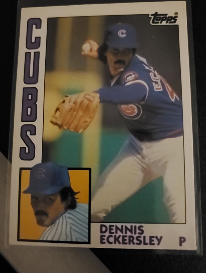 1984 Topps #34 Dennis Eckersley — front