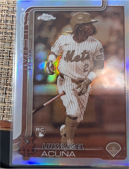 2025 Topps Chrome #56 Luisangel Acuna — front