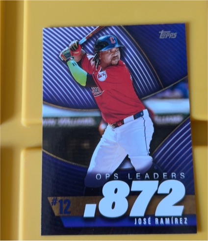 2025 Topps Series 2 #OPS-12 José Ramírez — front