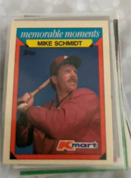 1988 Topps Kmart #25 Mike Schmidt — front