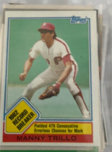 1983 Topps #5 Manny Trillo — front