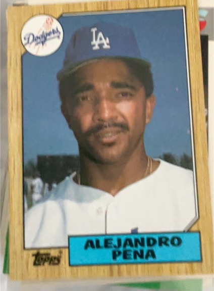 1987 Topps #787 Alejandro Pena — front
