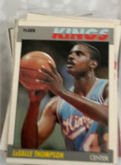 1987 Fleer #107 LaSalle Thompson — front