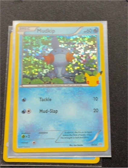 Pokemon 25th Anniversary McDonald's Promo #19 Mudkip — front