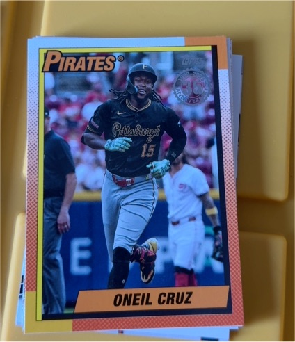 2025 Topps Series 2 1990 Topps #90B2-25 Oneil Cruz — front