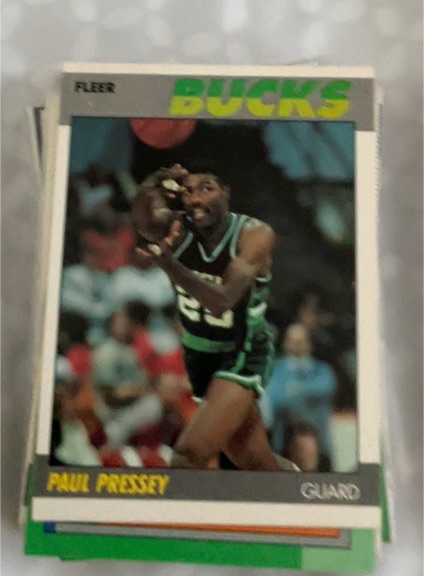 1987-88 Fleer #90 Paul Pressey — front