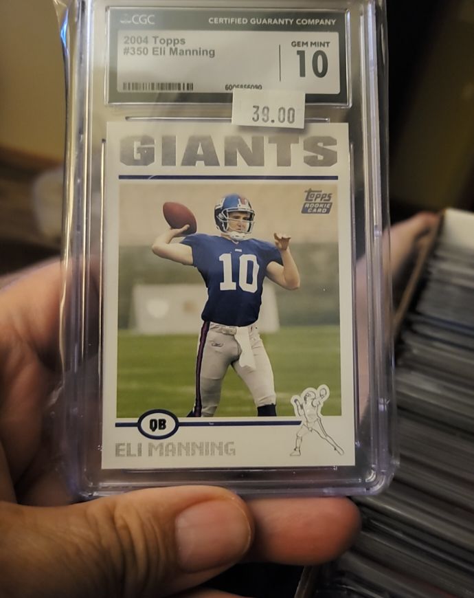 2004 Topps #350 Eli Manning — front