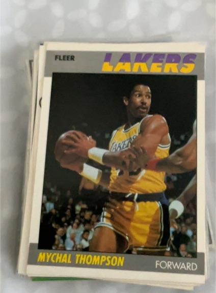 1987-88 Fleer #108 Mychal Thompson — front