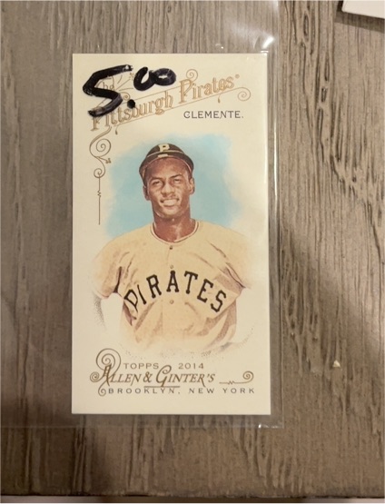 2014 Topps Allen and Ginter Mini #234 Roberto Clemente — front