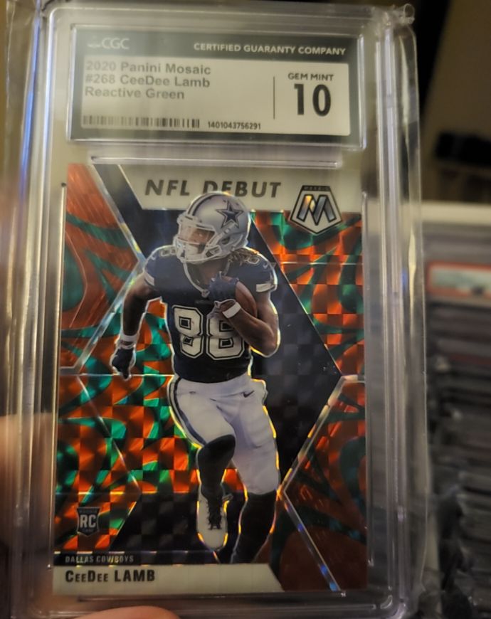 2020 Panini Mosaic #268 CeeDee Lamb — front