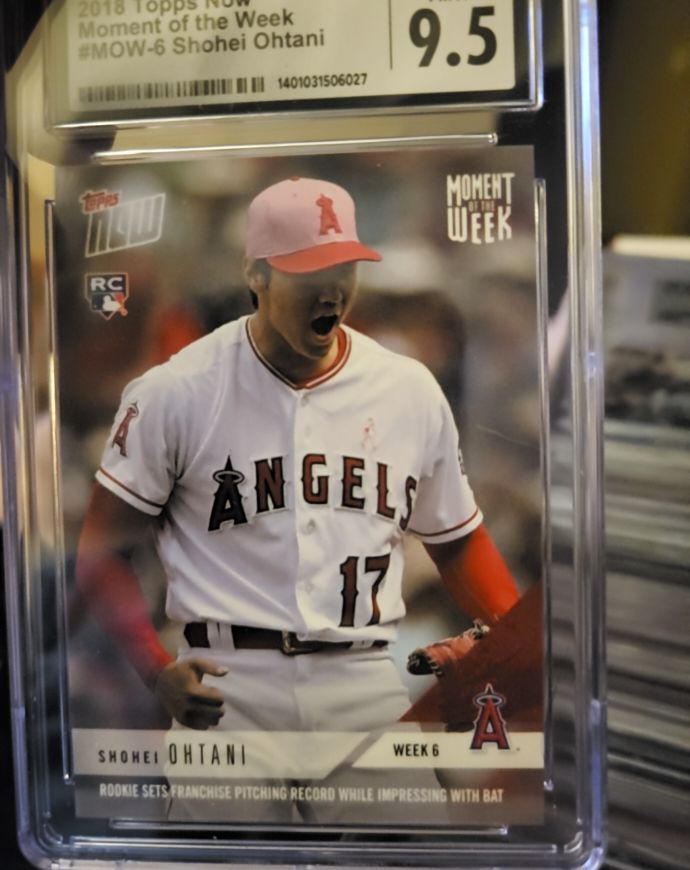 2018 Topps Now Moment of the Week #MOW-6 Shohei Ohtani — front
