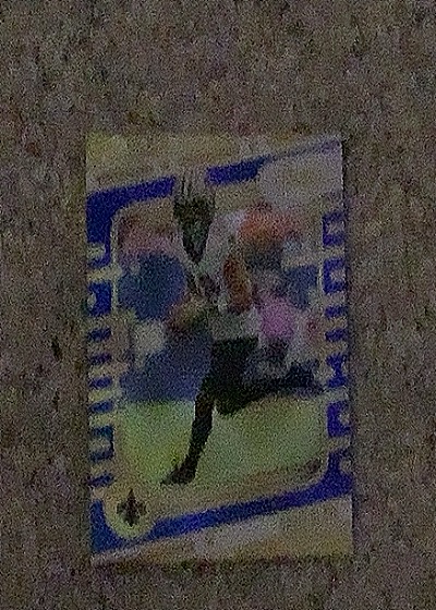 1990 Unknown New Orleans Saints Football Card — front