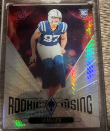 2024 Panini Phoenix #RR-LLU Laiatu Latu Rookie Rising — front