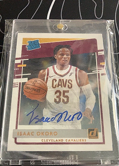 2020-21 Panini Donruss #203 Isaac Okoro — front