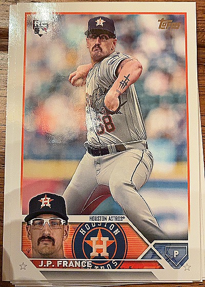 2023 Topps Update #US159 J.P. France — front
