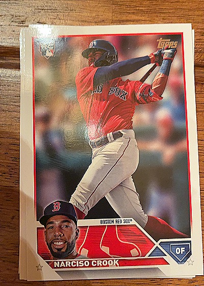2023 Topps Update #US186 Narciso Crook — front