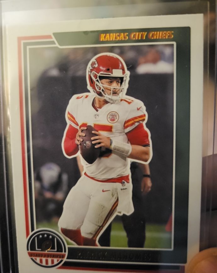 2021 Panini Chronicles Stars & Stripes #STS-PMA Patrick Mahomes II — front