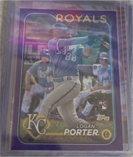 2024 Topps Series 2 #666 Logan Porter — front