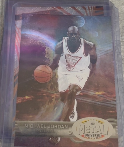 2021 Skybox Metal Universe Champions #RB-1 Michael Jordan — front
