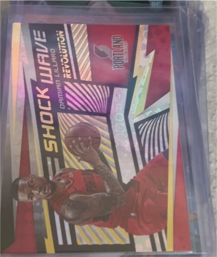 2019-20 Panini Revolution #1 Shock Wave Damian Lillard — front