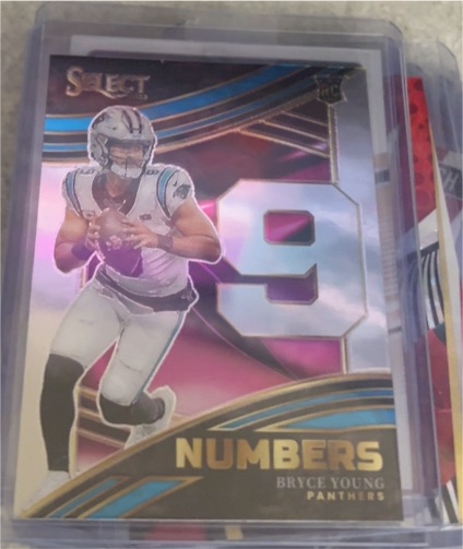 2023 Panini Select Numbers #NMB-BYO Bryce Young — front