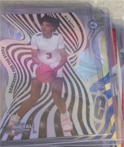 2020 Metal Universe P.J. Boston #3 Reaching For The Stars — front