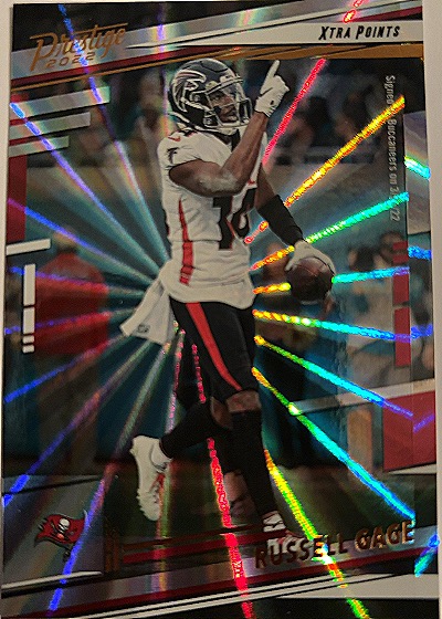 2022 Panini Prestige Xtra Points Sunburst #15 Russell Gage — front