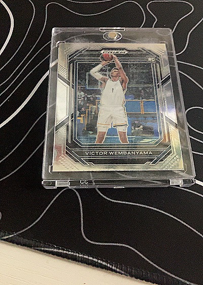 2023-24 Panini Prizm Draft Picks #2 Victor Wembanyama Rookie Card — back