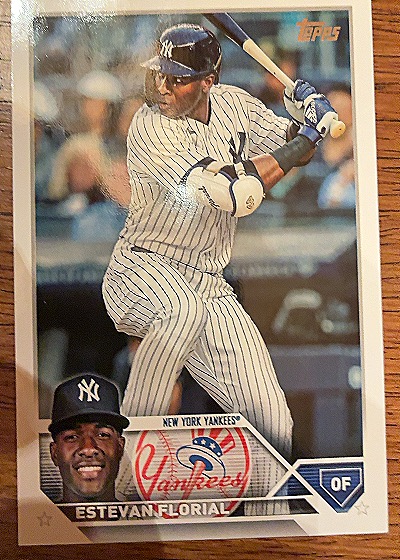 2023 Topps Update #US211 Estevan Florial — front