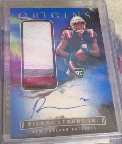 2022 Panini Origins #249 Carson Strong Jr. — front