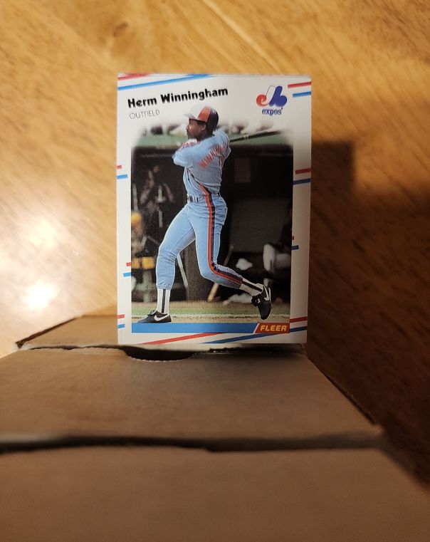 1988 Fleer #200 Herm Winningham — front