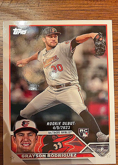 2023 Topps Update #US35 Grayson Rodriguez — front