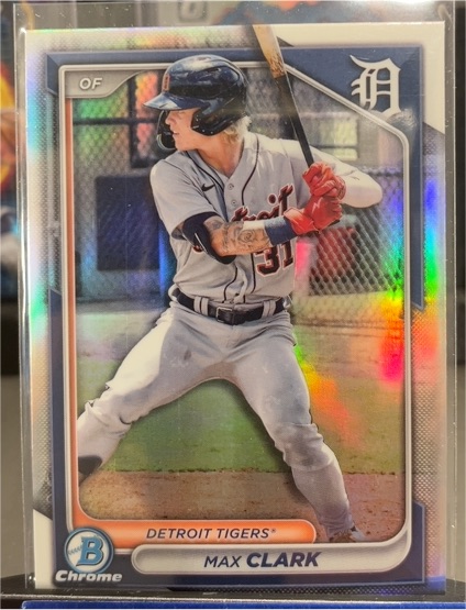 2024 Bowman Draft Chrome #BDC-104 Max Clark — front