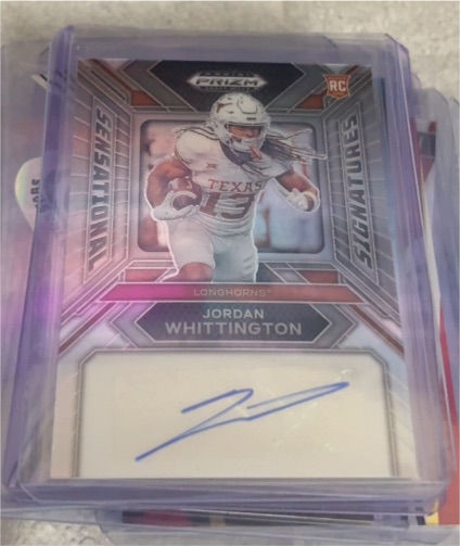 2024 Panini Prizm Draft Picks Sensational Signatures #SS-JWN Jordan Whittington — front