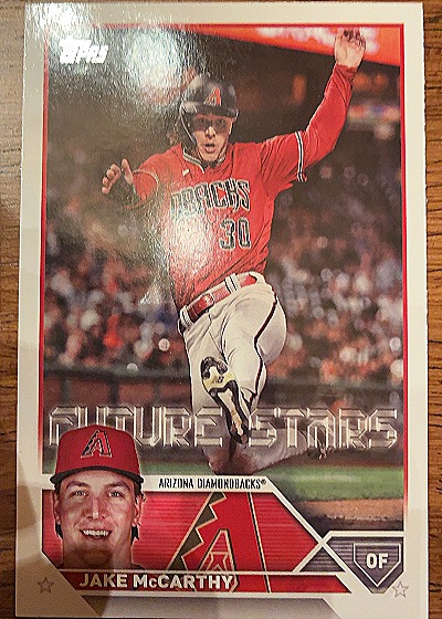 2023 Topps Series 2 #422 Jake McCarthy Future Stars Arizona Diamondbacks — front