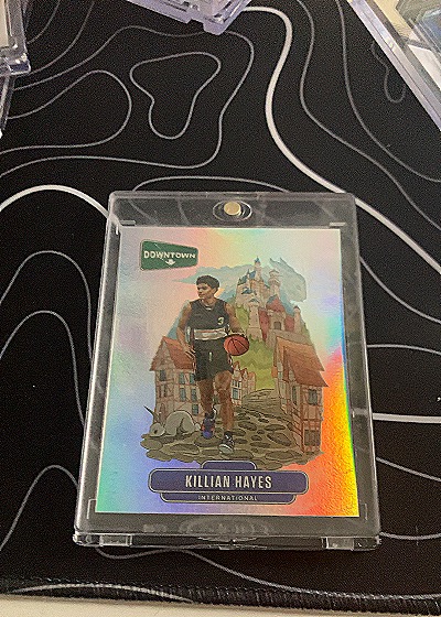 2020-21 Panini Chronicles Downtown Killian Hayes — back